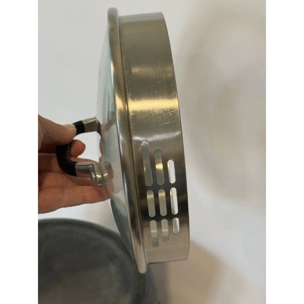 Simply Calphalon 4 Quart 3.7L Hard Anodized Nonstick Sauce Pan Pot 8704 With Lid